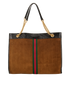 Large Rajah Tote, &pound;550, Handbags, Black/Tan, Suede, Back view